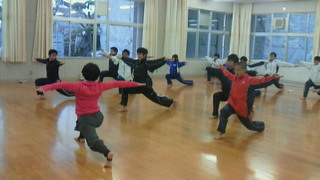 学生とトレーニング♪