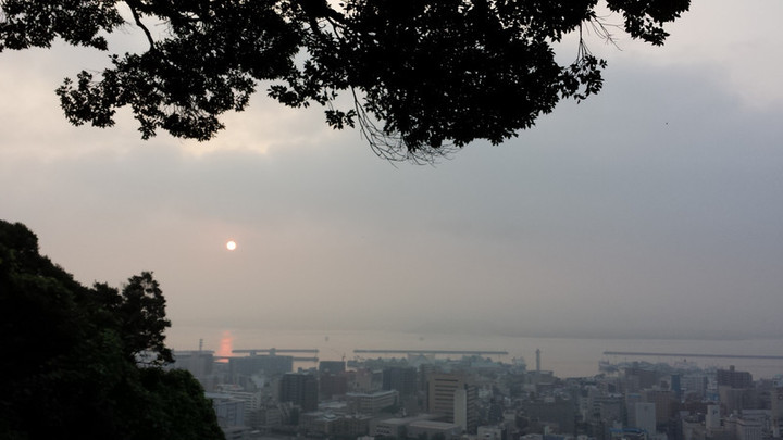 桜島見えないけと