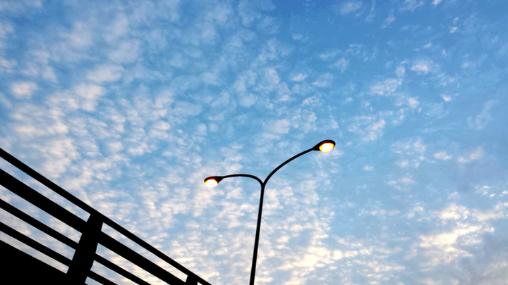 夕刻の空