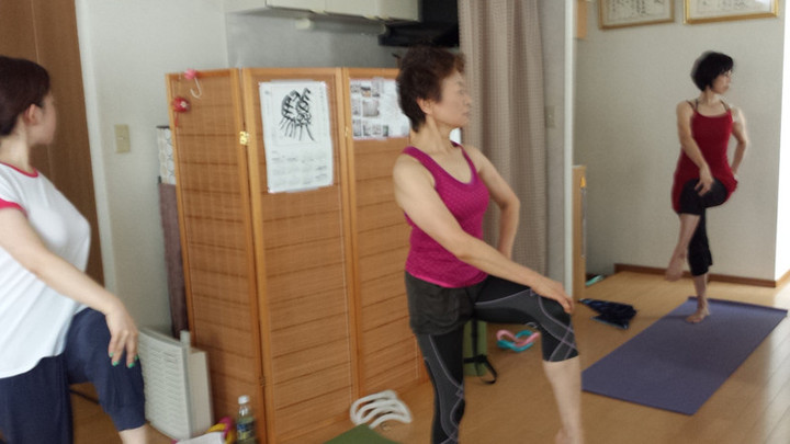 蒸し暑くてもキレイヨガ