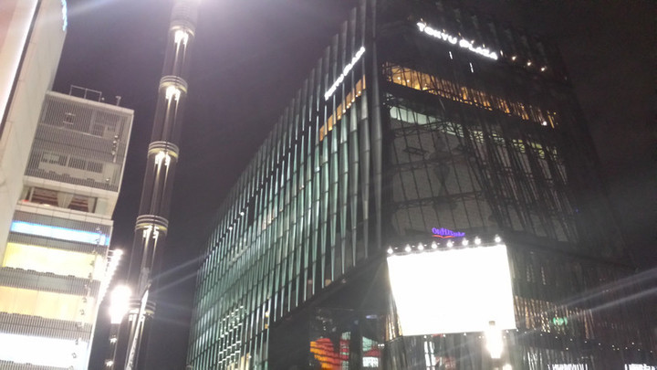 昨夜は銀座