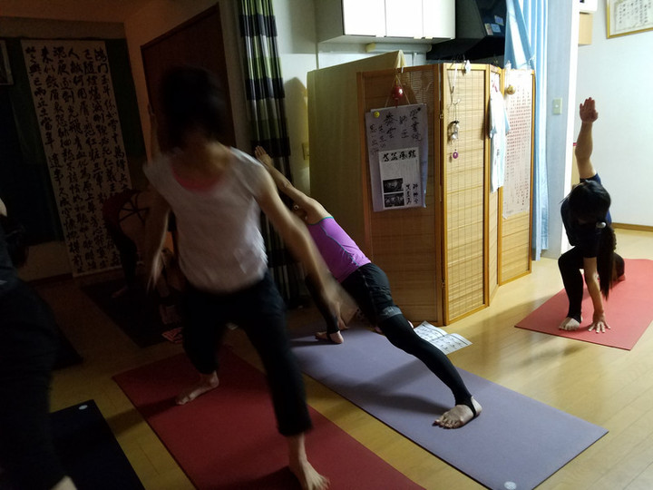 昨夜のヨガトレ