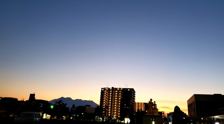 皆既月食の早朝